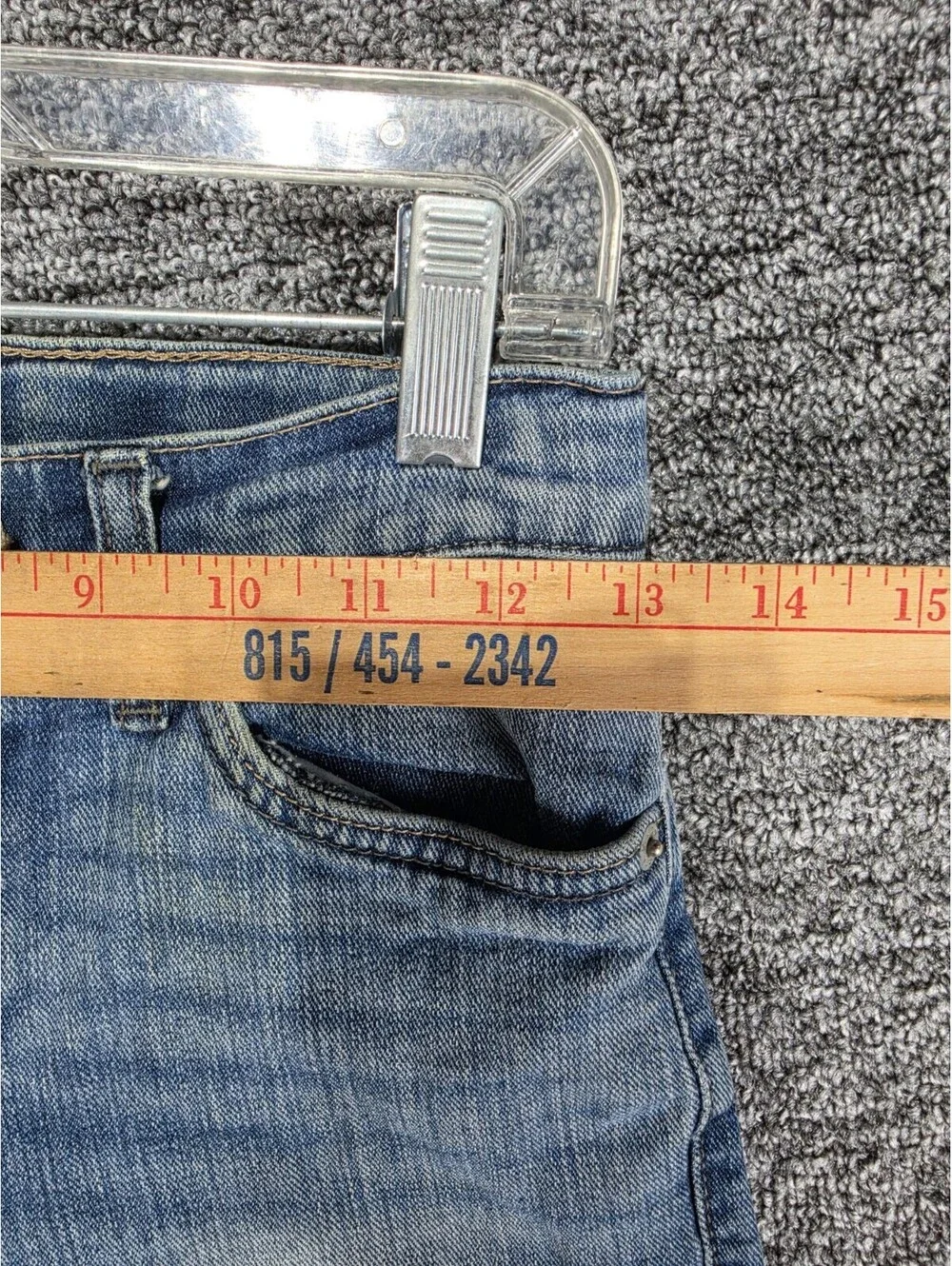 Levi's 511 Slim Fit Light Wash Blue Stretch Denim Jeans 5-Pocket Reg 10